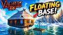 A Base That Looks Like It’s Floating on Water Valheim Build