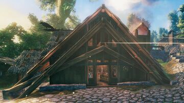 Valheimberg - Frida's textile workshop Valheim Build