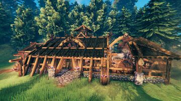 Fluffybunny's Home (Mid-game Base for 2-5 vikings) Valheim Build