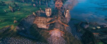 Kitchen till plains Valheim Build