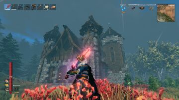 The Oak Castle - My greatest build so far that has been built in plains because of its great view in terms of defense! More information and interior details in my youtube video tour Valheim Build