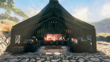 Lovely and Cozy Tavern Valheim Build