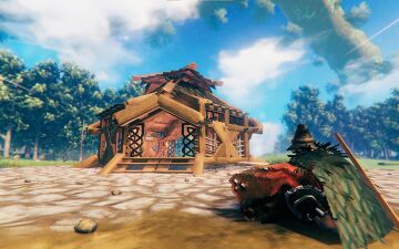 Portal das Quatro Direções — O Hub Viking Valheim Build