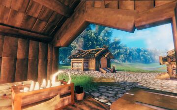Salão Viking — A Casa do Fogo Valheim Build