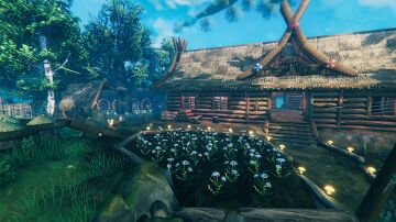 Blackforest Base Smurf Style Valheim Build