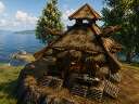 Workshop with underground storage Valheim Build
