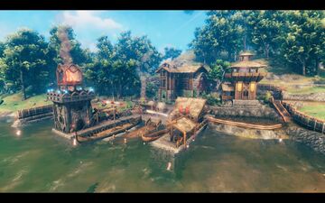 Base, Stage & Backstage Area of Deep North is Calling Valheim Build