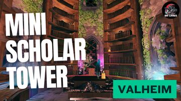 Mini Scholar Tower Valheim Build