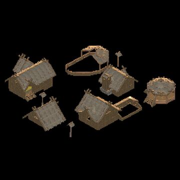 Vanilla Small Village 1 Valheim Build