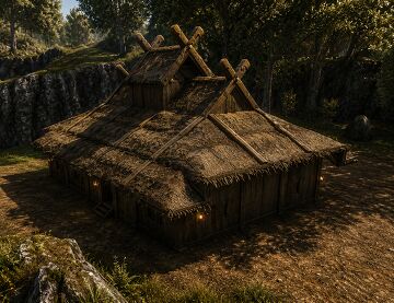 Vanilla Viking House 2 Valheim Build
