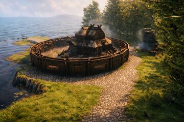 Forteca Starting Base v2 Valheim Build