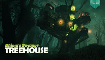 Swampy Treehouse (Vanilla) Valheim Build