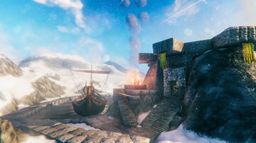 The Sun Shelter at the Poles! Valheim Build