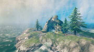 Deep Ocean Cave (sky box fit) Valheim Build