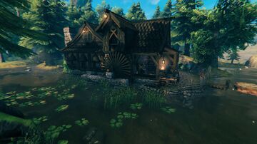 Watermill Cottage Valheim Build