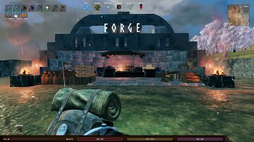 The Forge Cave Valheim Build