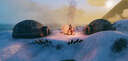 Deep North Waiting Room: Stone Igloo Valheim Build