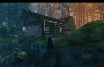 Adirondack Log Cabin Valheim Build