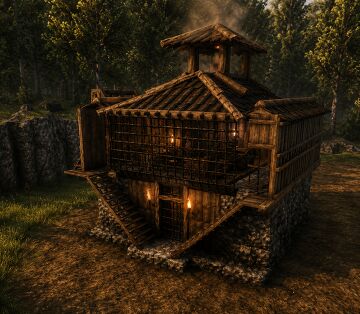 Forteca Warehouse Valheim Build