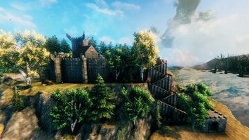 Dragonstone Inspired Holdfast Valheim Build
