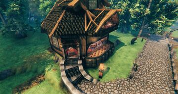 Dvergr Themed Tavern Valheim Build