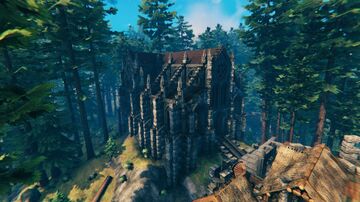 Gothic Church Valheim Build