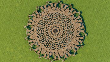 Mandala of Agriculture (Without Crop Plots) Valheim Build