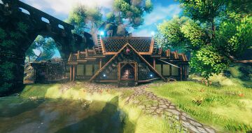 Mistlands Themed House Valheim Build