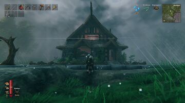 Little house with kitchen and basement. Valheim Build