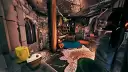  2 floor  Kitchen area  "It is what it is"  this time spiral staircase leads next 