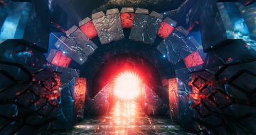 The Iris - A Portal Bridge Valheim Build