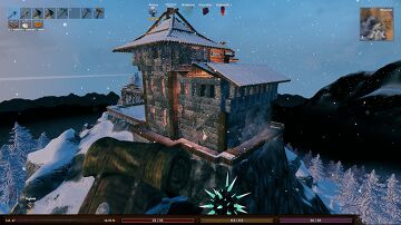 Silver Mountain Lodge Valheim Build
