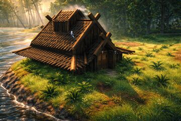 Remake Orginal Village Build v1 Valheim Build