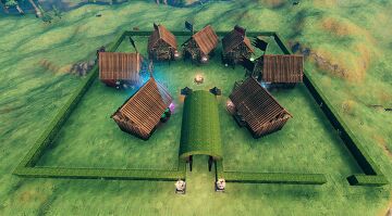 Trader Village Valheim Build