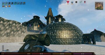 The Black Dome II Valheim Build
