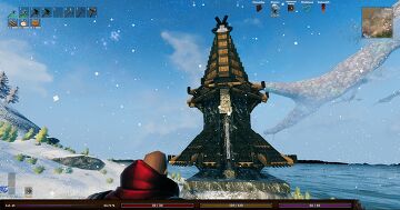 Inspired Roofs and Peaks Valheim Build