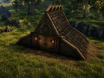 fehu medium - kitchen Valheim Build