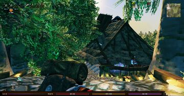 Valley Overhang Restaurant (Cliffside) Valheim Build