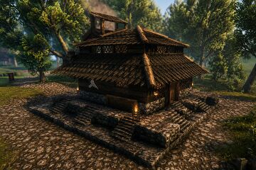 fehu viking home 1 Valheim Build