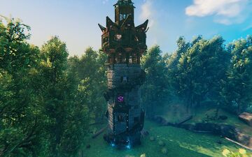 Wizard Tower Valheim Build