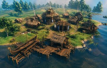 fehu village 1 Valheim Build