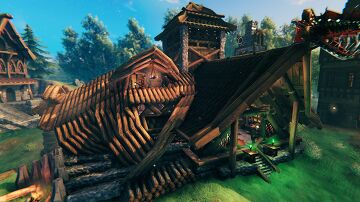 Main Base with Massive Basement (Valheim Cuisine Ready) Valheim Build