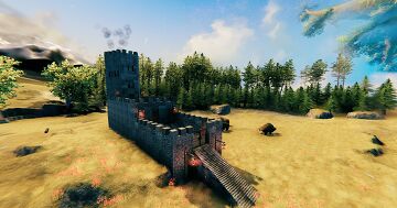 Inspired by Tower of Joy Dorne - Castle Zafra Spain Valheim Build