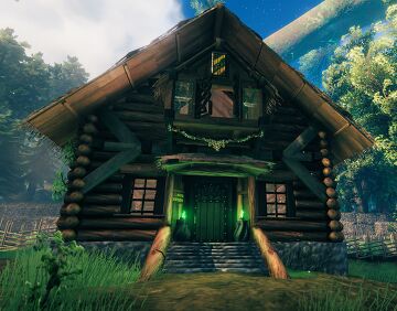 Valheimberg - Gertrud's herbs workshop Valheim Build