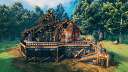 My First Home- (for up to 4 vikings | now with tons of storage) Valheim Build