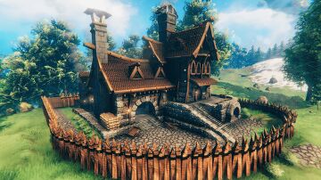 A small medieval house for 5 Vikings =) (3500 inst) Valheim Build