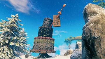 Birthday Cake Valheim Build