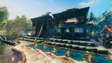 The Keep - Room for 10+ (Fully Decorated) Valheim Build