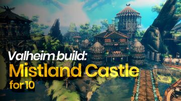 Mistland Castle for 10 Valheim Build