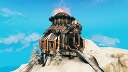 Hermits Mountain Hut (Capstone build for Mountain Stone Silos) Valheim Build